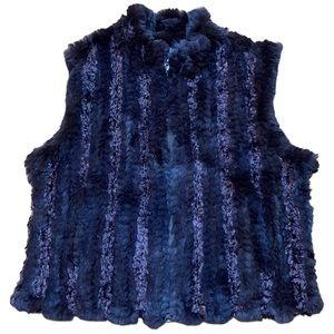 Spi 25 Fur Vest Chocolate Brown Size:S
